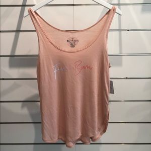 PB Peach Tank - Feel the Burn